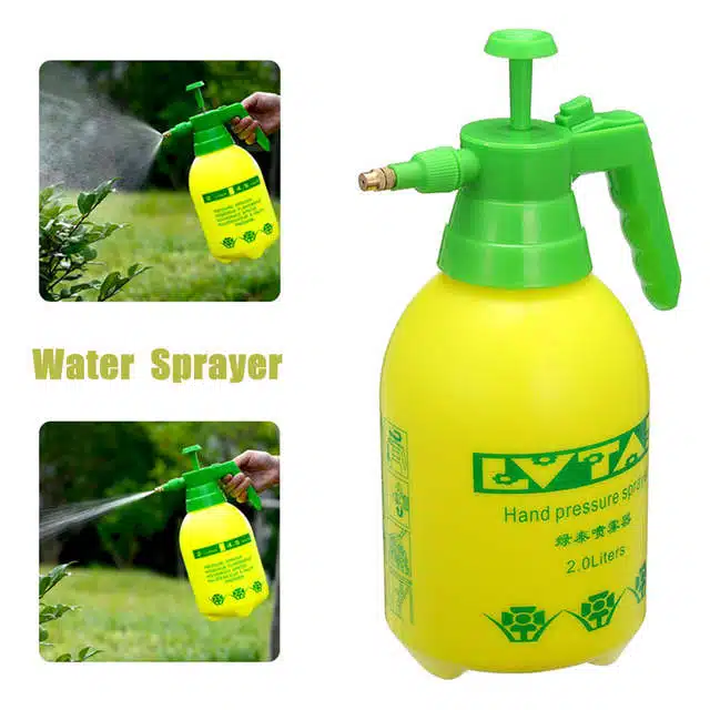 Hand Held Sprayer Bottle Pump Adjustable Pressure Watering Can 2l Air Pressure Portable - Image 2