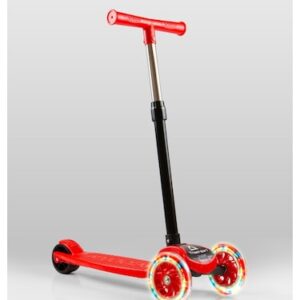 T212-K Katlanabilir Led Işıklı Scooter / 4 Kademe Ayarlanabilir Yükseklik Ayarı (55-70cm)/ Arka Fren